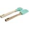 Martha Stewart Everyday Mint Silicone Mini Spoonula and Brush Utensil Set